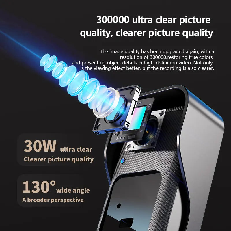 X6 Wireless Smart Video Doorbell Camera with Night Vision and Voice Changer, Privacy-Protected Intercom System, Alarm, Sensors, Waterproof Design