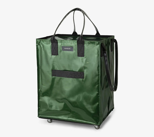 Hot Sale 50% OFF - Rolling Tote Bag with Zip Top & Button Closure