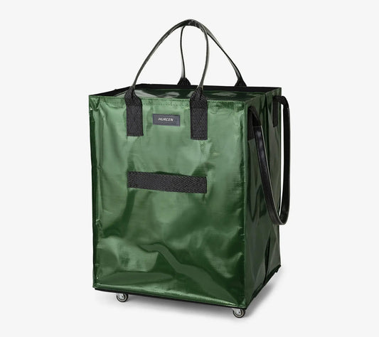 Hot Sale 50% OFF - Rolling Tote Bag with Zip Top & Button Closure