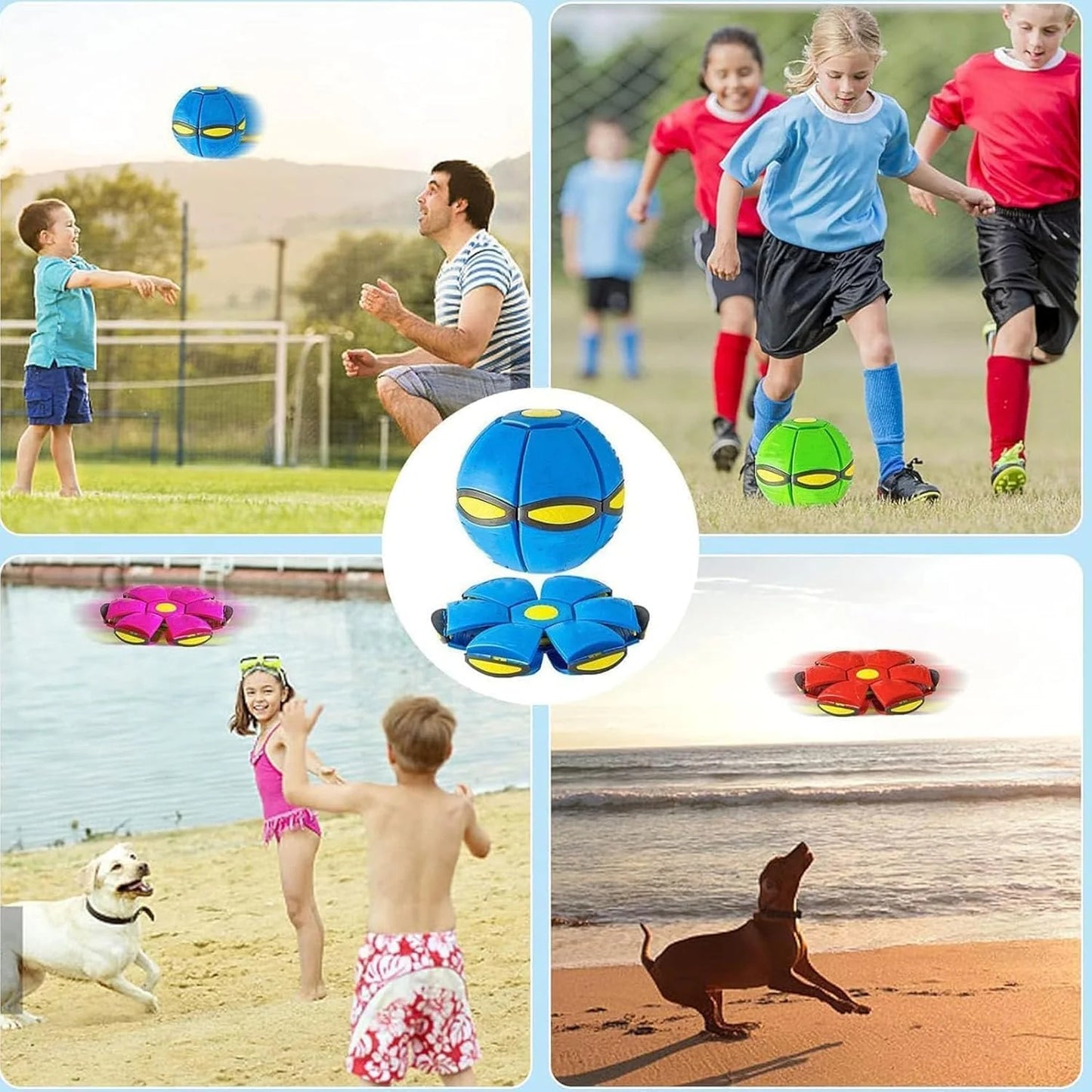 Final 3 Hours: 60%OFF🔥Kids’ Magic Metaball — bouncy ball & flying saucer for family and pets