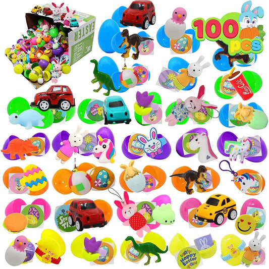 Ultimate Prefilled Easter Eggs with Toys & Stickers
