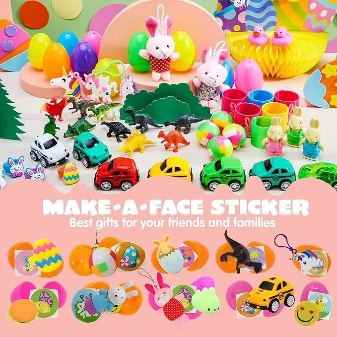 Ultimate Prefilled Easter Eggs with Toys & Stickers