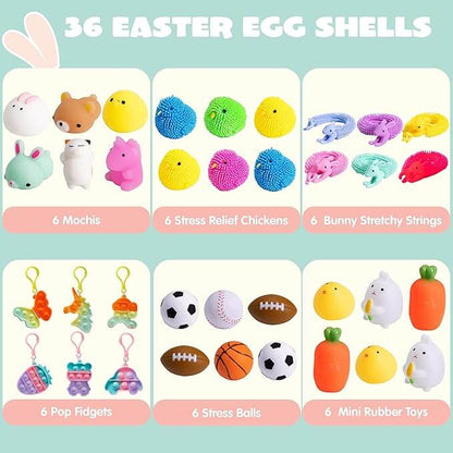 Ultimate Prefilled Easter Eggs with Toys & Stickers