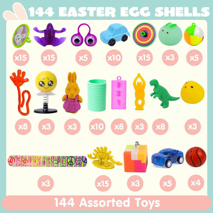 Ultimate Prefilled Easter Eggs with Toys & Stickers