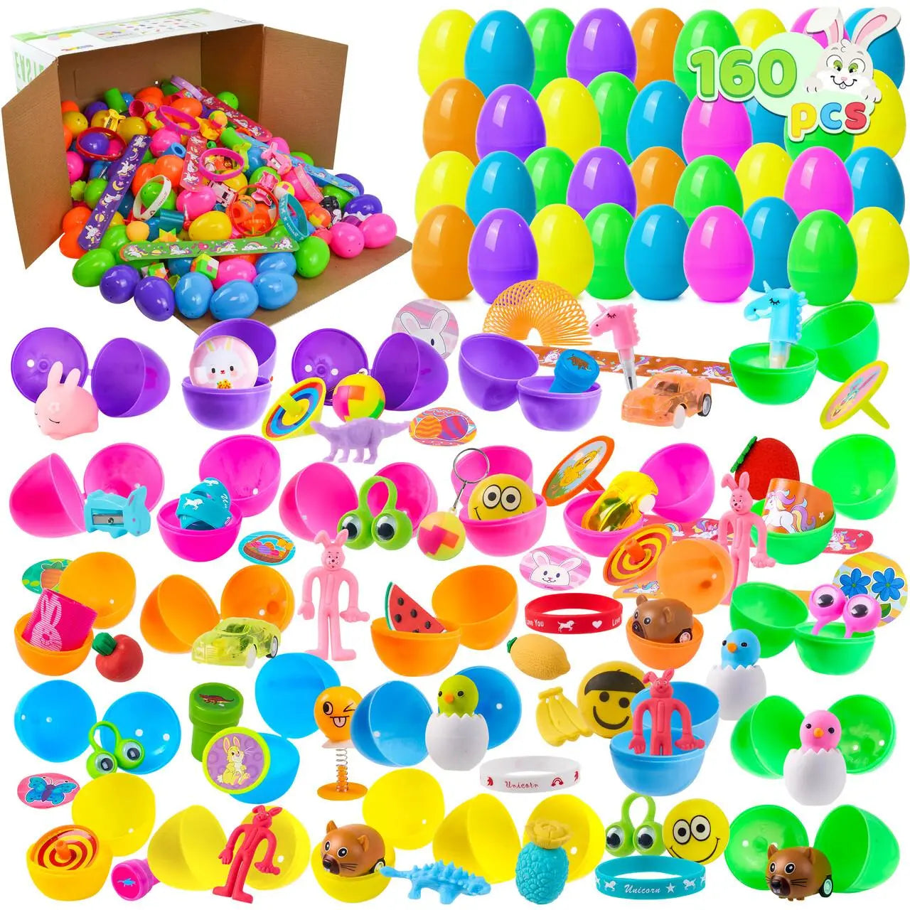 Ultimate Prefilled Easter Eggs with Toys & Stickers